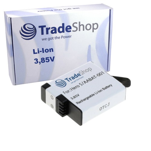Batteria 1250mah per - batteria, gopro