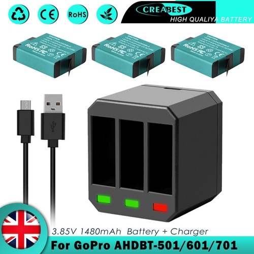 Ahdbt 501 601 701 batteria - 3x, ahdbt-501