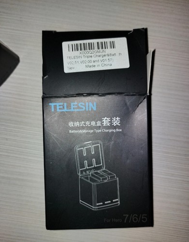 Telesin batterie charging - telesin, +