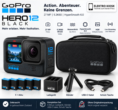Gopro black action camera - gopro,