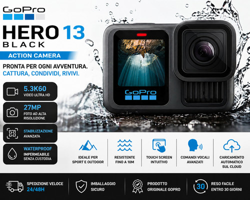 Gopro hero black 3k60 - gopro,
